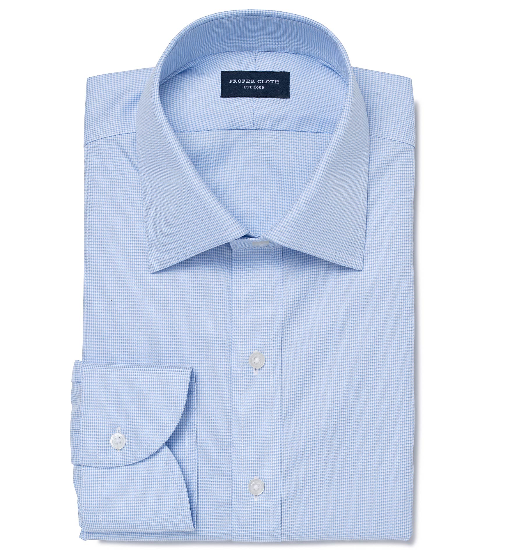 light blue business shirt