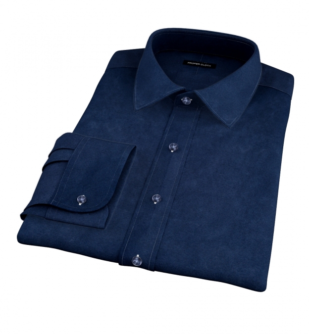 midnight blue dress shirt