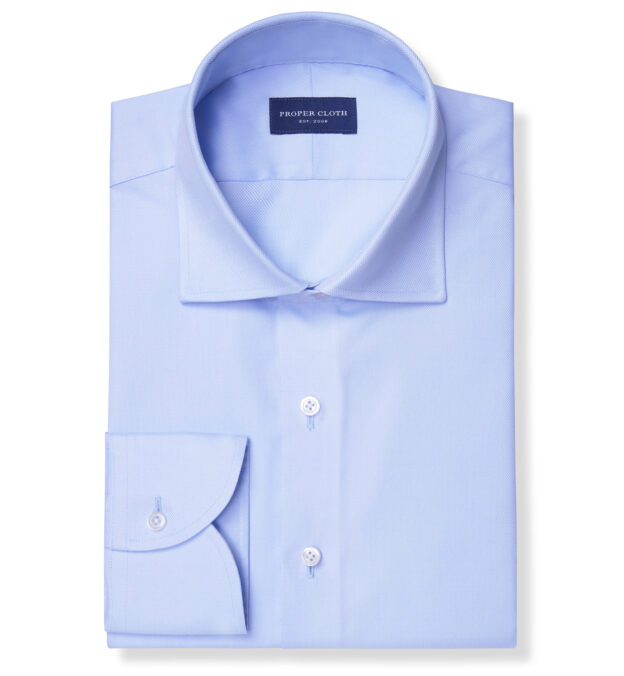 Thomas Mason Light Blue Royal Oxford Custom Dress Shirt Shirt by Proper ...