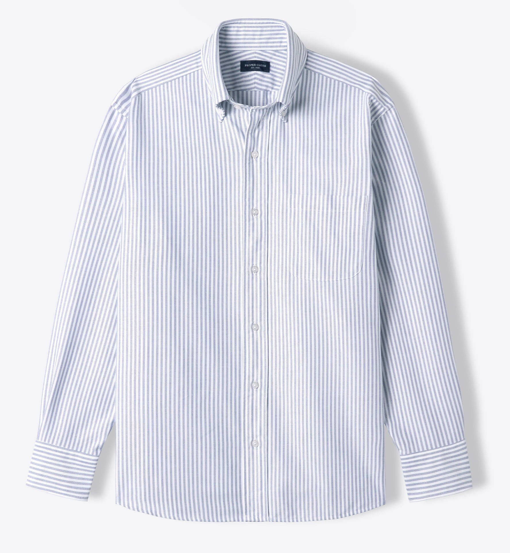 Classic Women's Amalfi Blue White Stripe Silk Shirt