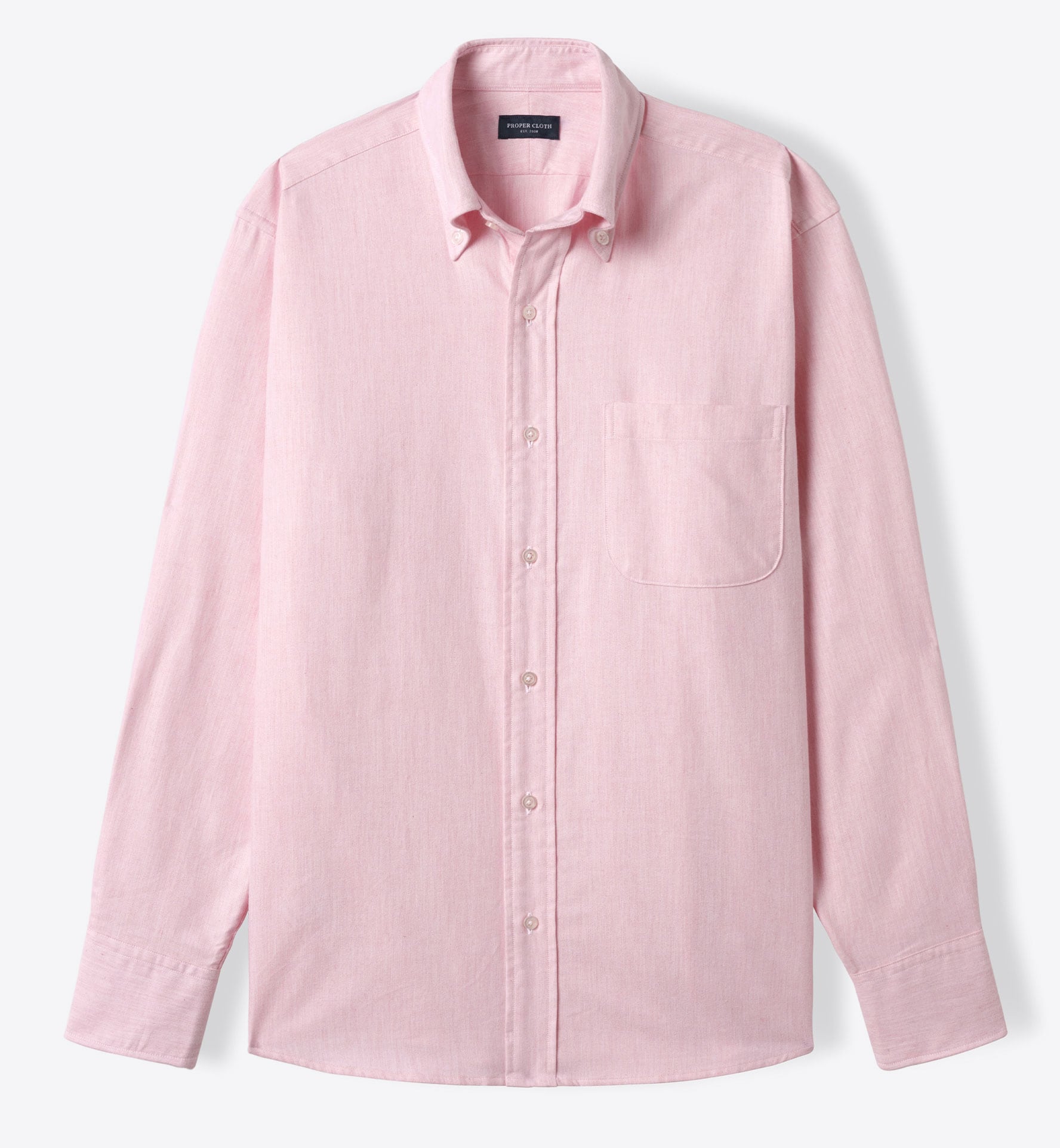 dusty pink dress shirt Axel Solid Shirt – BUGATCHI main image 0