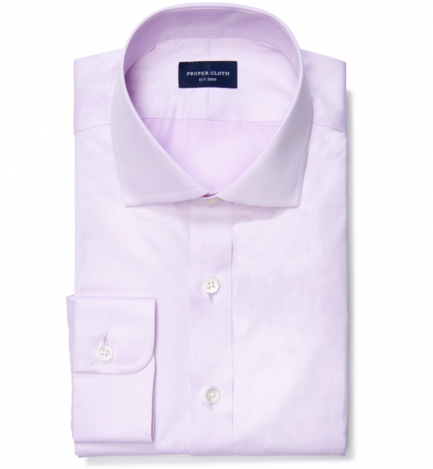 Thomas Mason Goldline Lavender Fine Twill Men's Dress Shirt Shirt by ...