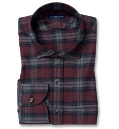 Canclini Red and Grey Plaid Beacon Flannel Image