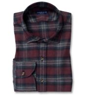 Shop Canclini Red and Grey Plaid Beacon Flannel