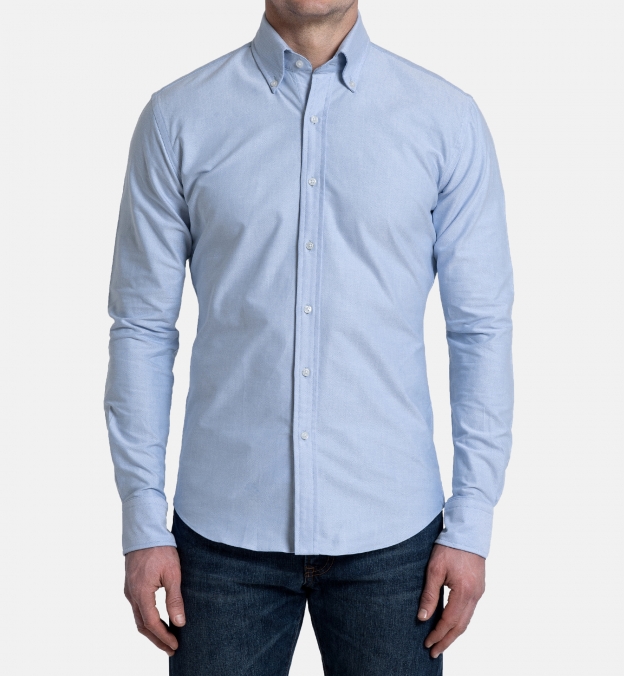 Light Blue Heavy Oxford Soft Ivy Button Down