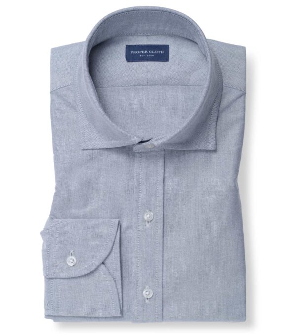 Charcoal Oxford Cloth Shirts by Proper Cloth