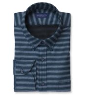 Suggested Item: Blue Melange Horizontal Stripe Flannel