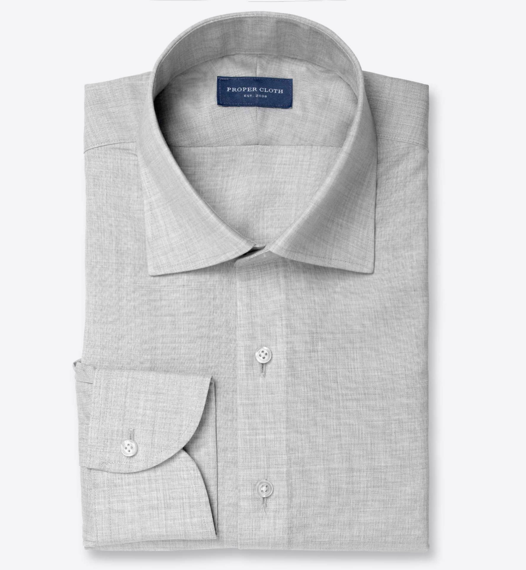 Buy Grey Melange Shirts for Men by DEZANO Online