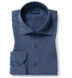 Albiate Washed Lightweight Slate Blue Denim Shirt Thumbnail 1