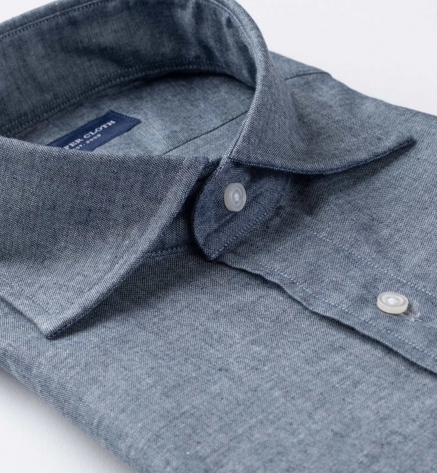 Japanese Dark Indigo Chambray by Proper Cloth