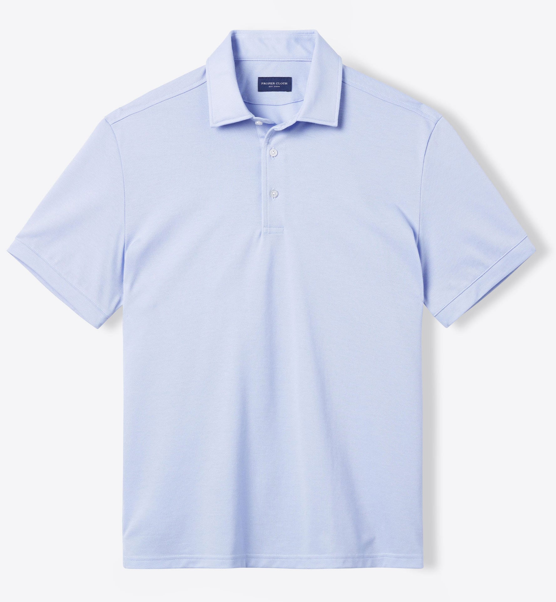 Light Blue Performance Polo Shirt