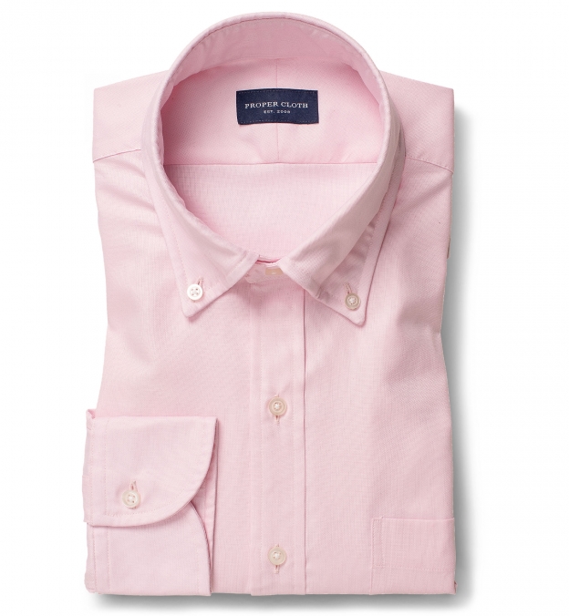 women's pink oxford shirt