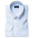 Light Blue Bengal Stripe Linen Shirt Thumbnail 1