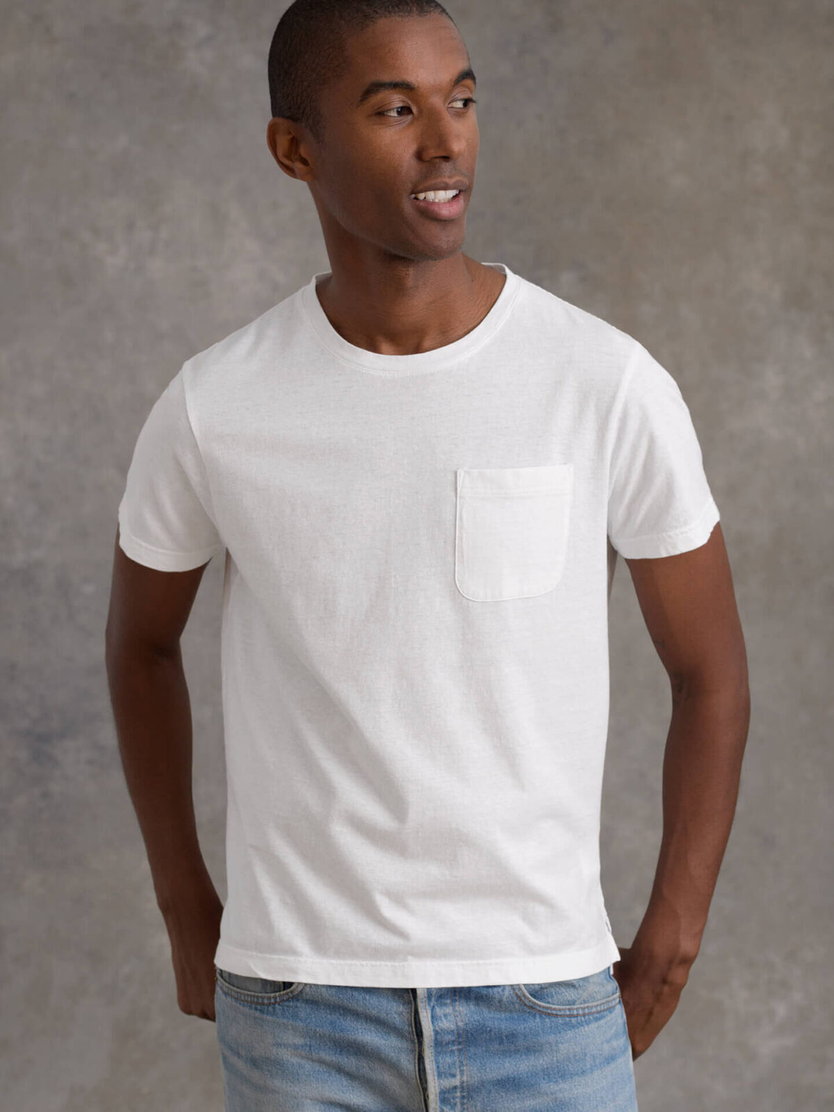 トップス POCKET & CREW 2PACK LS T-SHIRTS WHITE トップス POCKET