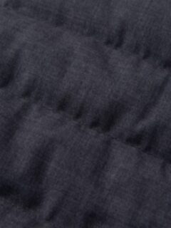 Brera II Dark Grey Merino Wool Zip Vest Product Thumbnail 4
