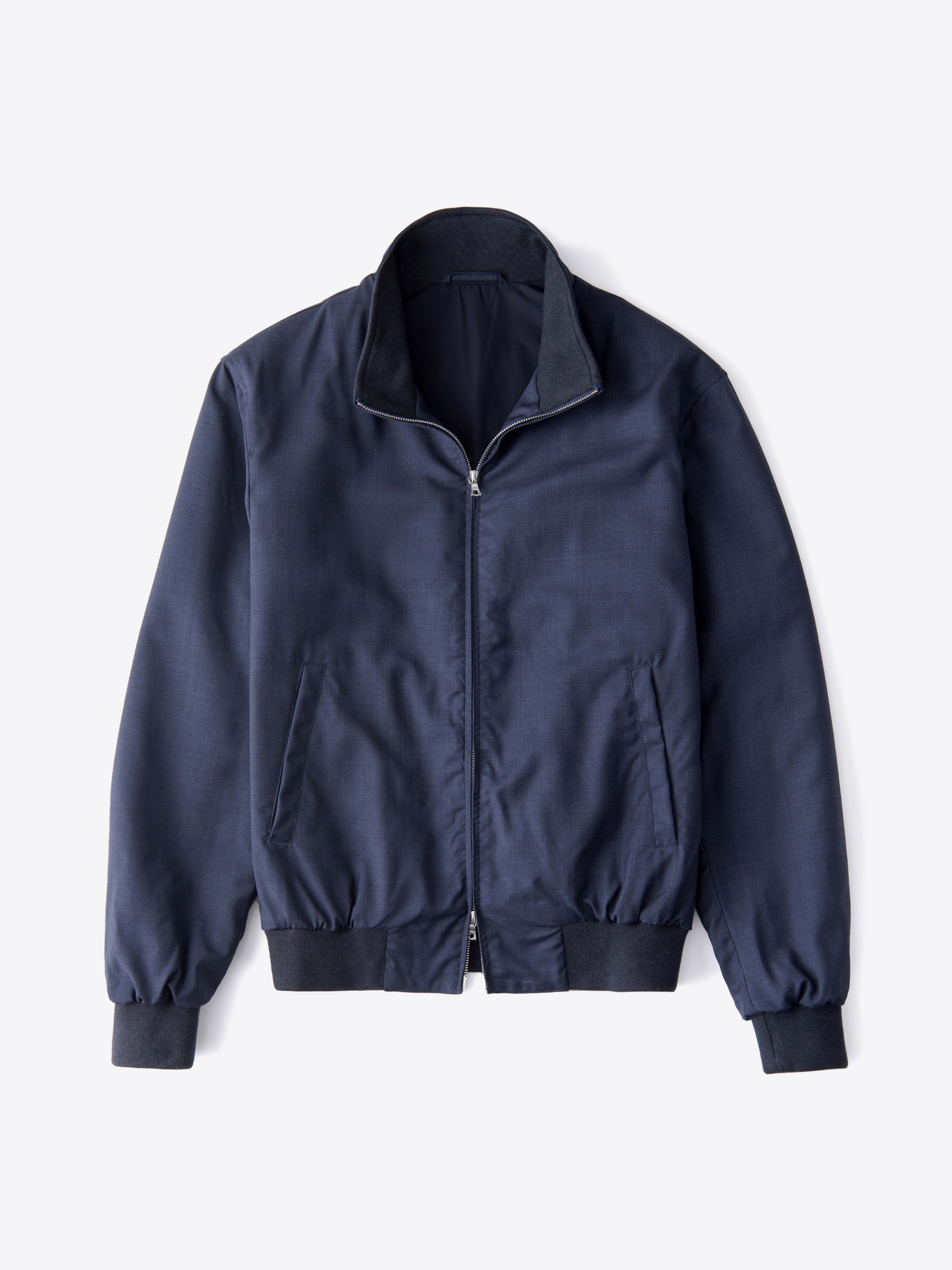 Zoom Image of Lucca Slate Blue Merino Wool Jacket