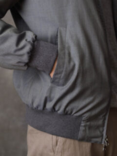 Lucca Sport Grey Merino Wool Jacket Product Thumbnail 5