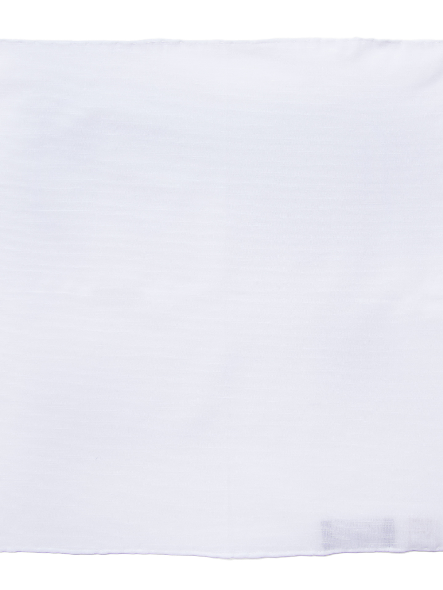 Essential White Cotton Linen Pocket Square by Proper Cloth
