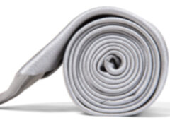 Grey Silk Tie Product Thumbnail 2