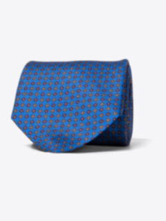 Lombardia Blue Print Tie Product Thumbnail 1