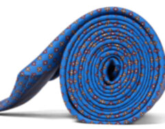 Lombardia Blue Print Tie Product Thumbnail 2