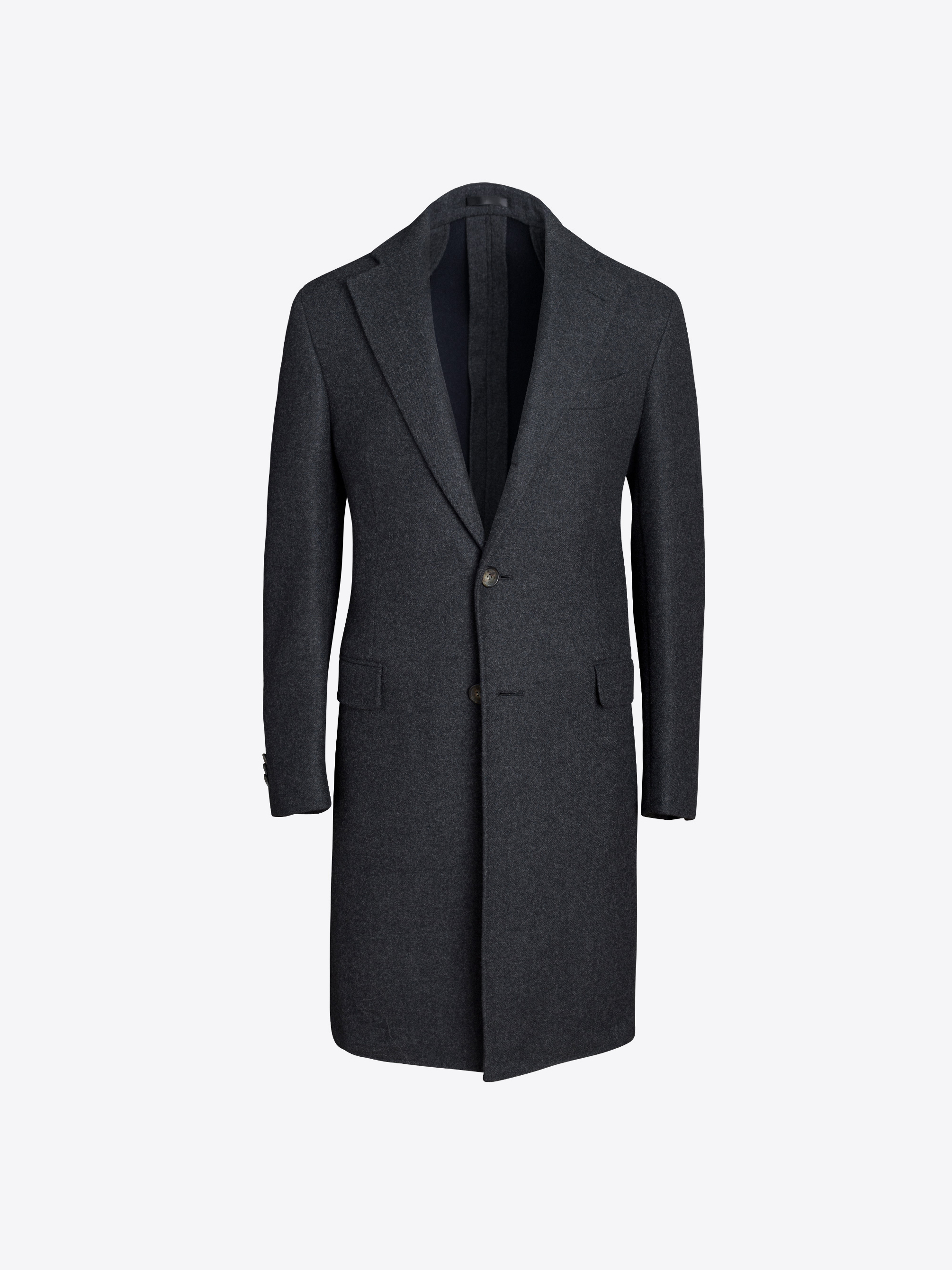 Zoom Image of Bowery Charcoal Wool Unstructured Coat