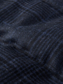 Cortina Navy Plaid Wool Snap Vest Product Thumbnail 4