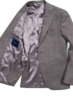 Hubert Grey Herringbone Jacket Product Thumbnail 2