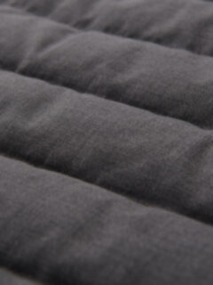 Brera Charcoal Merino Wool Zip Vest Product Thumbnail 5