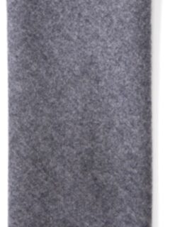 Corvara Grey Frayed Wool Tie Product Thumbnail 3