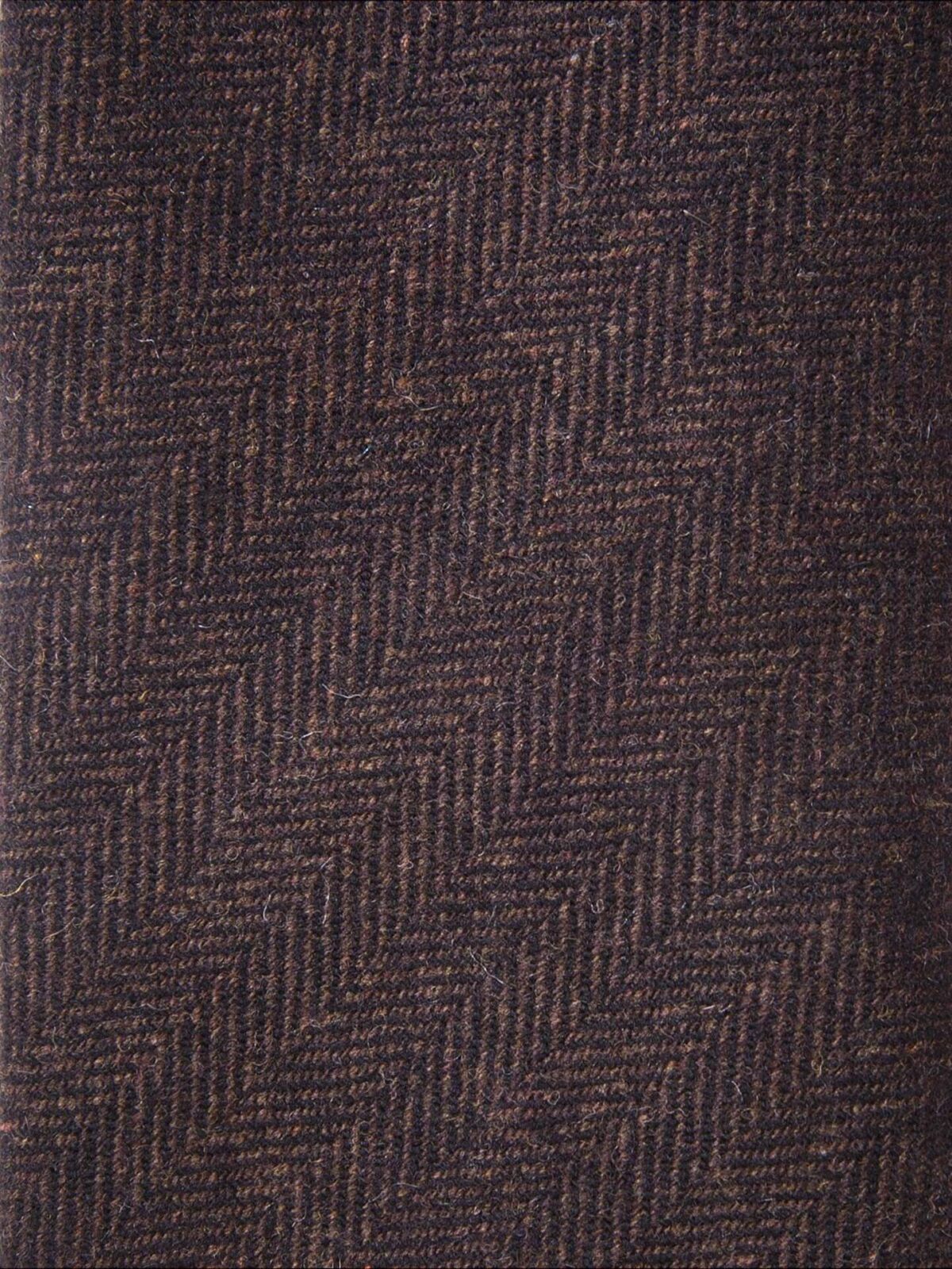 Bergamo Brown Herringbone Wool Tie