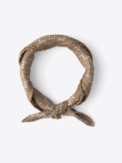 Shop Sand Bandana Print Silk Neckerchief
