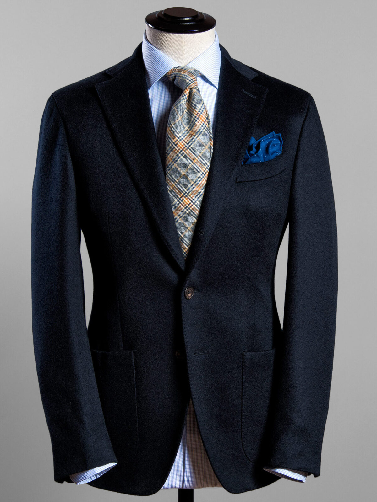 Navy Cashmere Jacket