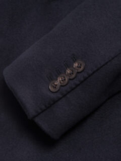 Navy Cashmere Jacket Product Thumbnail 3