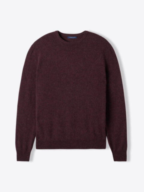Suggested Item: Bordeaux Cashmere Crewneck Sweater