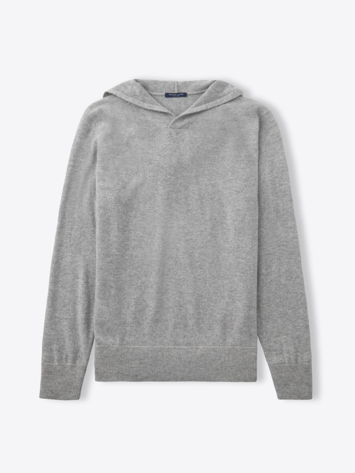 Light Grey Cashmere Hoodie