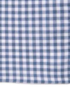Slate Peached Gingham Pocket Square Product Thumbnail 3