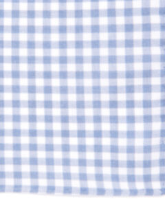 Blue Peached Gingham Pocket Square Product Thumbnail 3