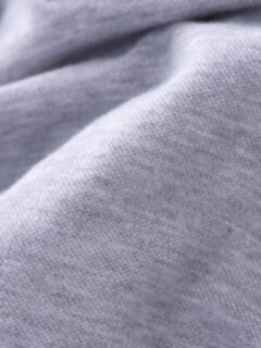 Grey Melange Long Sleeve Polo Product Thumbnail 3