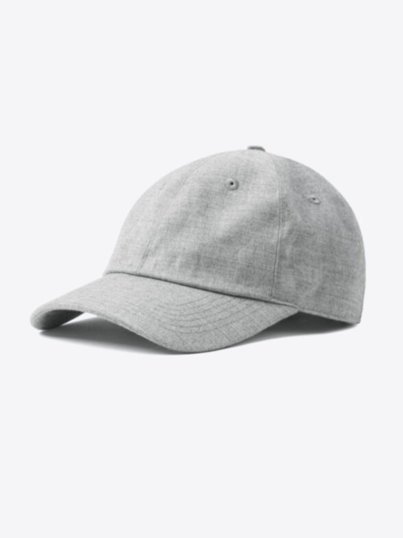 Thumb Photo of Light Grey Merino Flannel Unstructured Baseball Cap