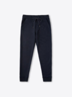 Shop Navy Italian Cotton Sweatpant