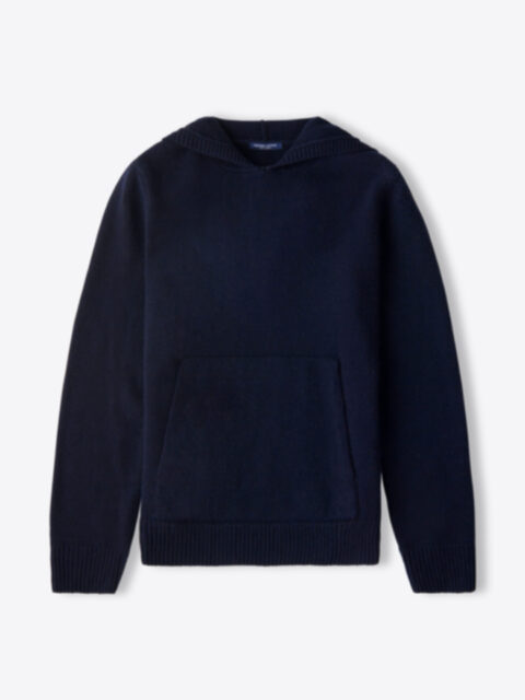 Suggested Item: Navy Merino and Cashmere Hoodie