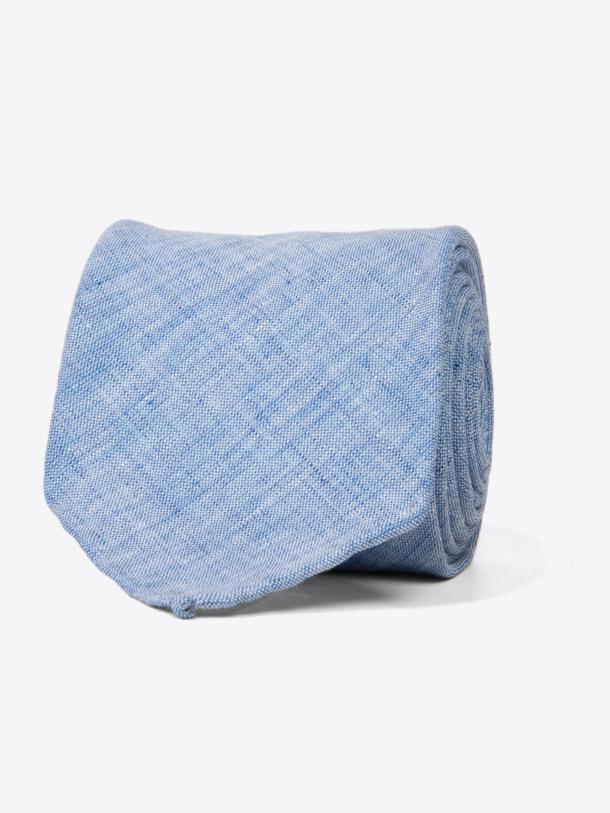 Portofino Blue Linen Tie