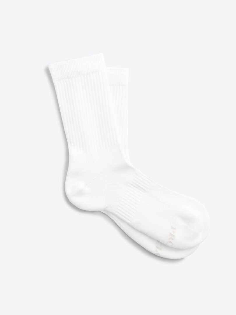 White Crew Sock