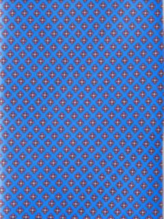 Trieste Blue and Orange Foulard Tie Product Thumbnail 3