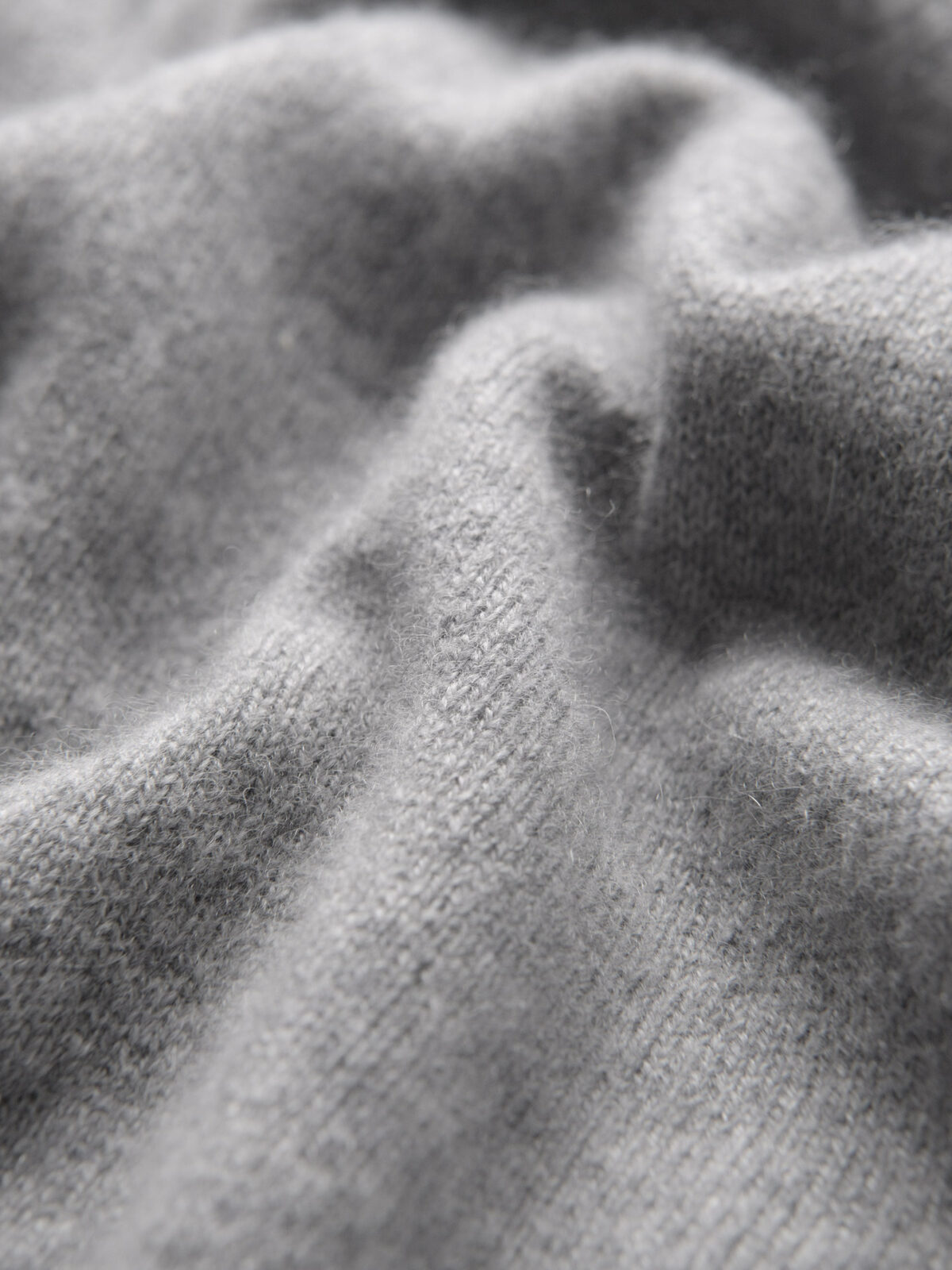 Light Grey Cashmere Hoodie