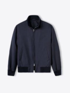 Lucca Navy Merino Windbreaker Product Thumbnail 1