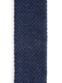 Navy Linen Knit Tie Product Thumbnail 3