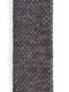 Grey Linen Knit Tie Product Thumbnail 3