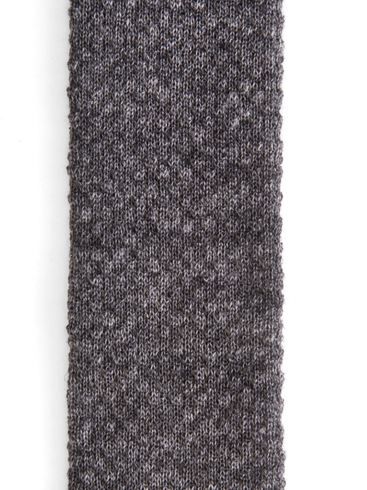 Grey Linen Knit Tie